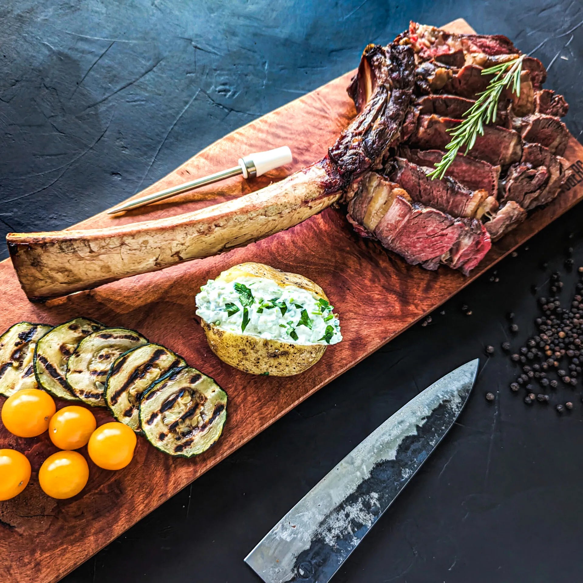 Tomahawk Steak met Gepofte Aardappel