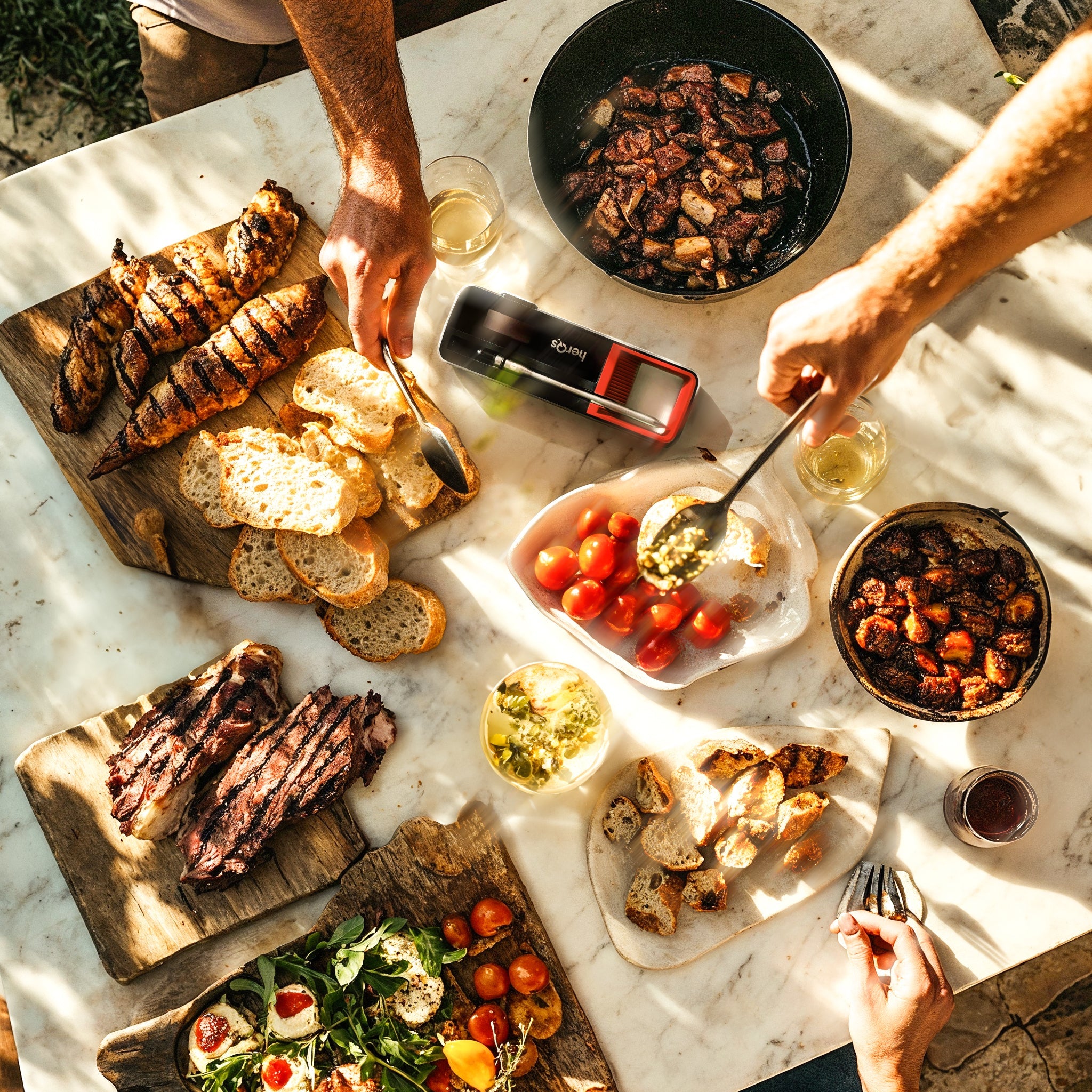 herQs single max zorgt voor perfect klaargemaakt BBQ eten