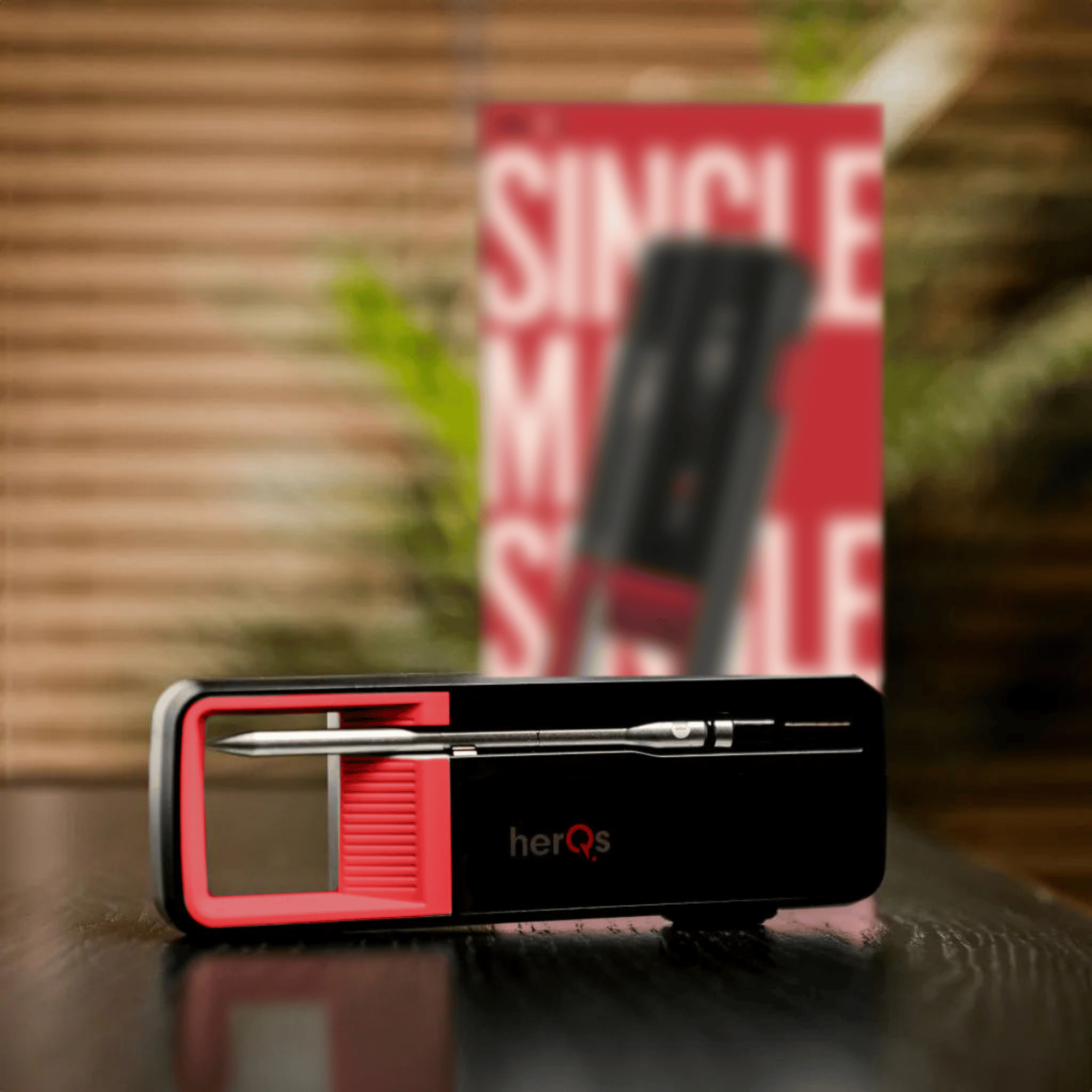 herQs Single Max is een slimme oplossing tijdens een BBQ