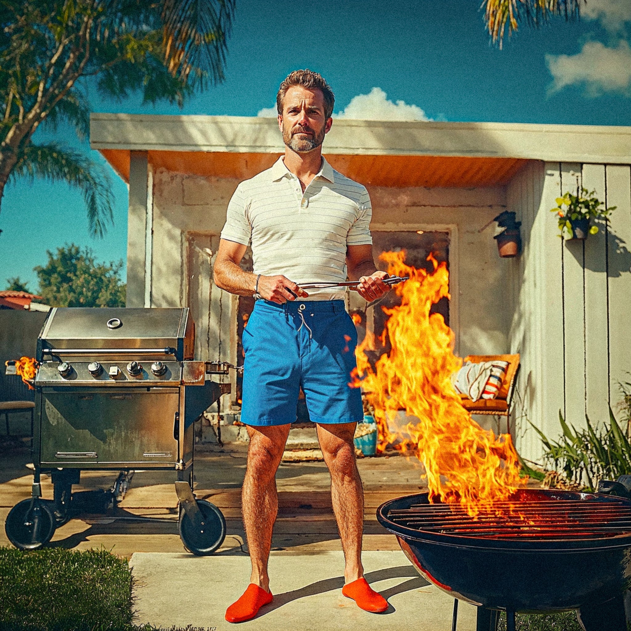 herQs grilling like a legend 