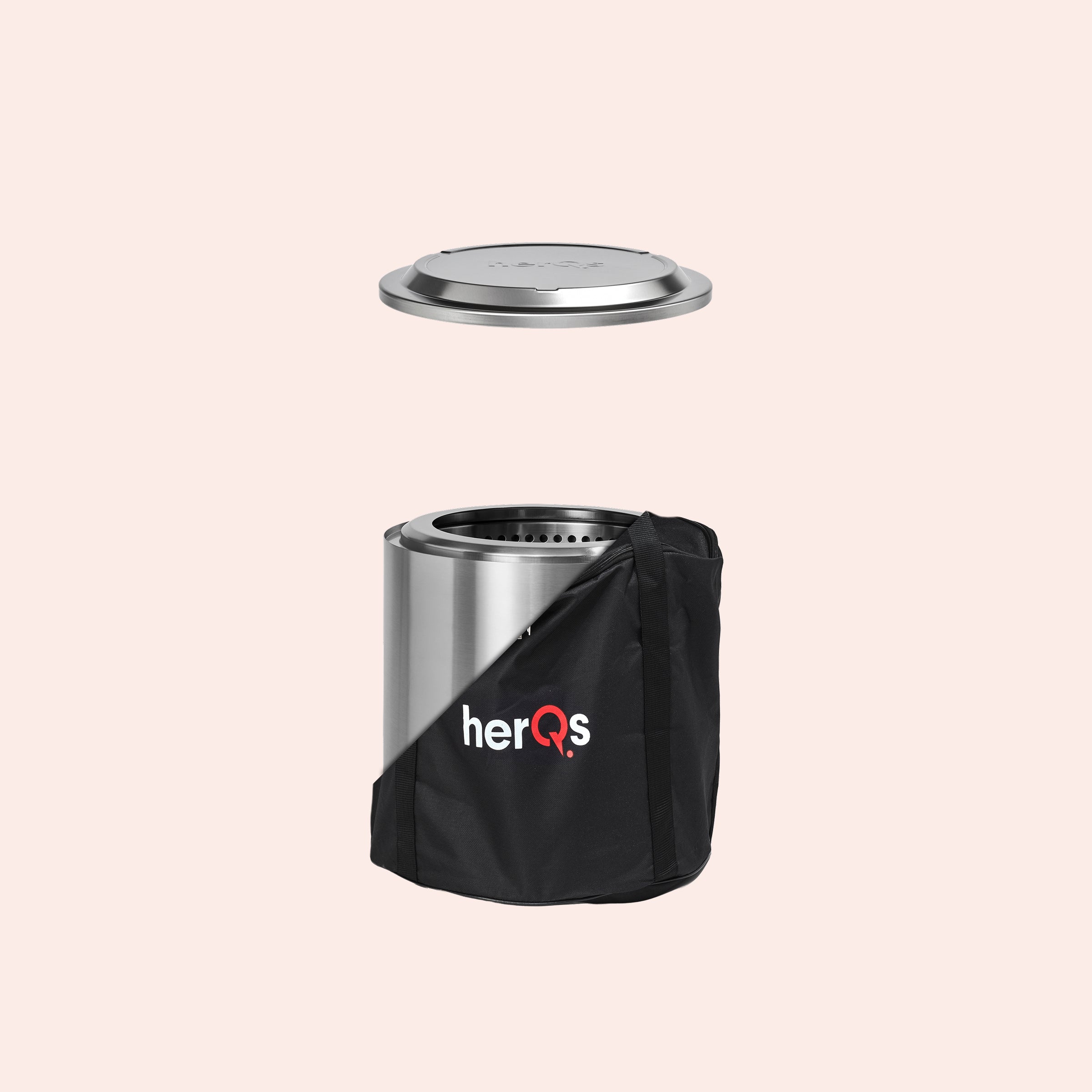 herQs Smokeless FirePit Cozy + Closer