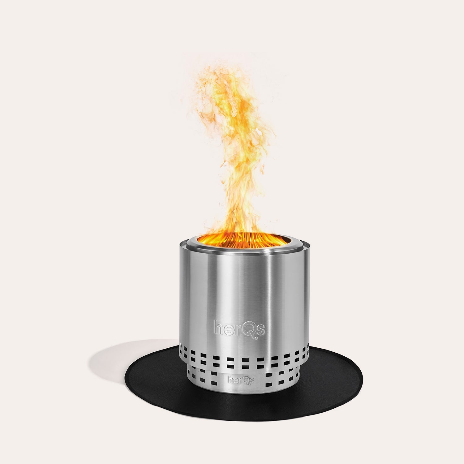 HerQs Smokeless FirePit Blaze + Heater + Closer